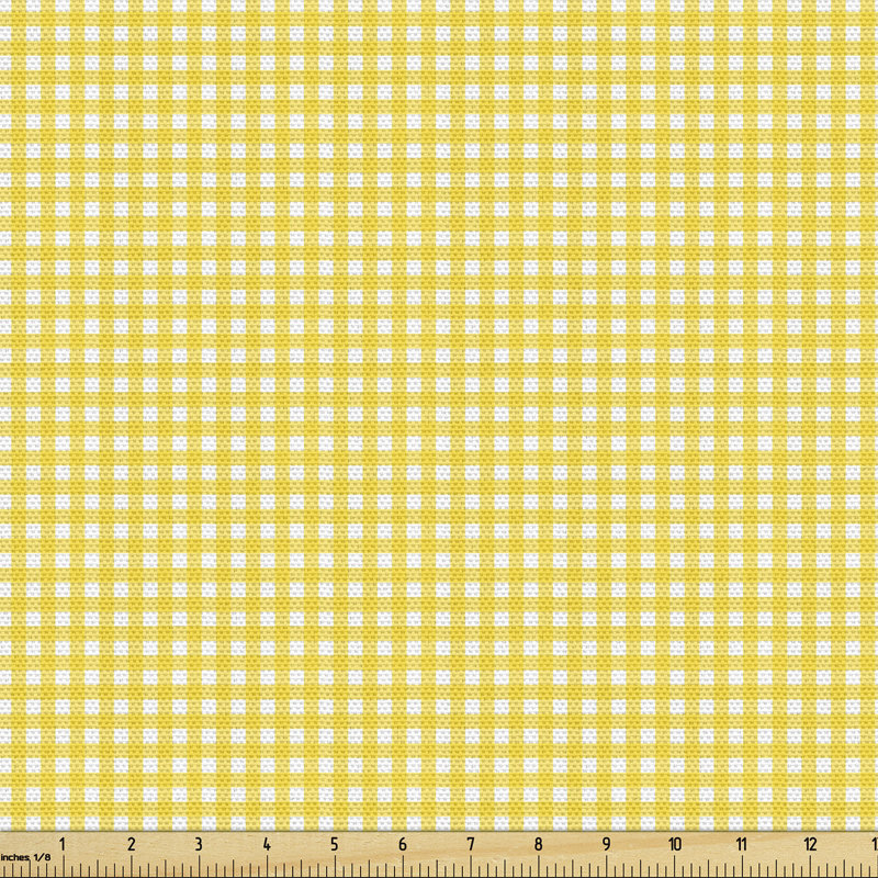 Tissu à carreaux Ambesonne, l 36 po x L 58 po