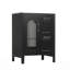 Meuble-lavabo avec lavabo, deux tiroirs et tablette réglable pour un rangement efficace et une conception moderne-4156670