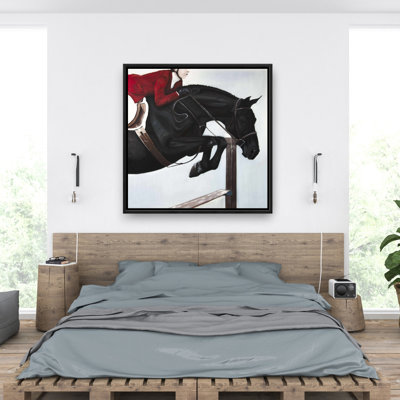 "Concours d'équitation" sur toile