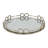 D16.1X2" Valentina Silver Round Mirror Tray