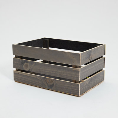 Caisse en bois massif