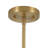 12 - Light Dimmable Led Swirled Glass Globe Starburst Sputnik Chandelier