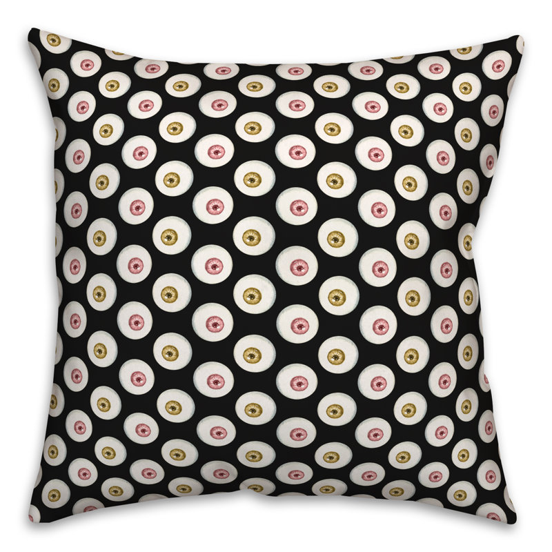  Eyeballs Square Pillow Cover & Insert, 16" x 16"