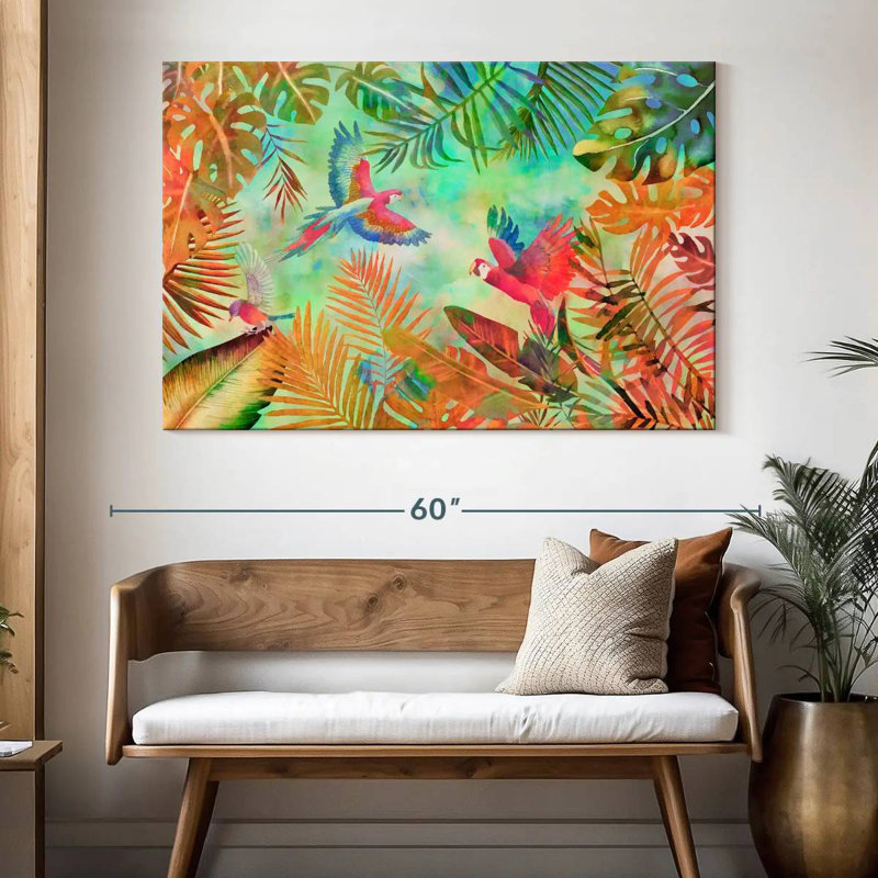 Brise d'été exotique Brampt, H 34 po x l 51 po