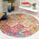 Anaheim Nantucket Hand Tufted Wool/Cotton Geometric Rug in Blue/Green/Orange