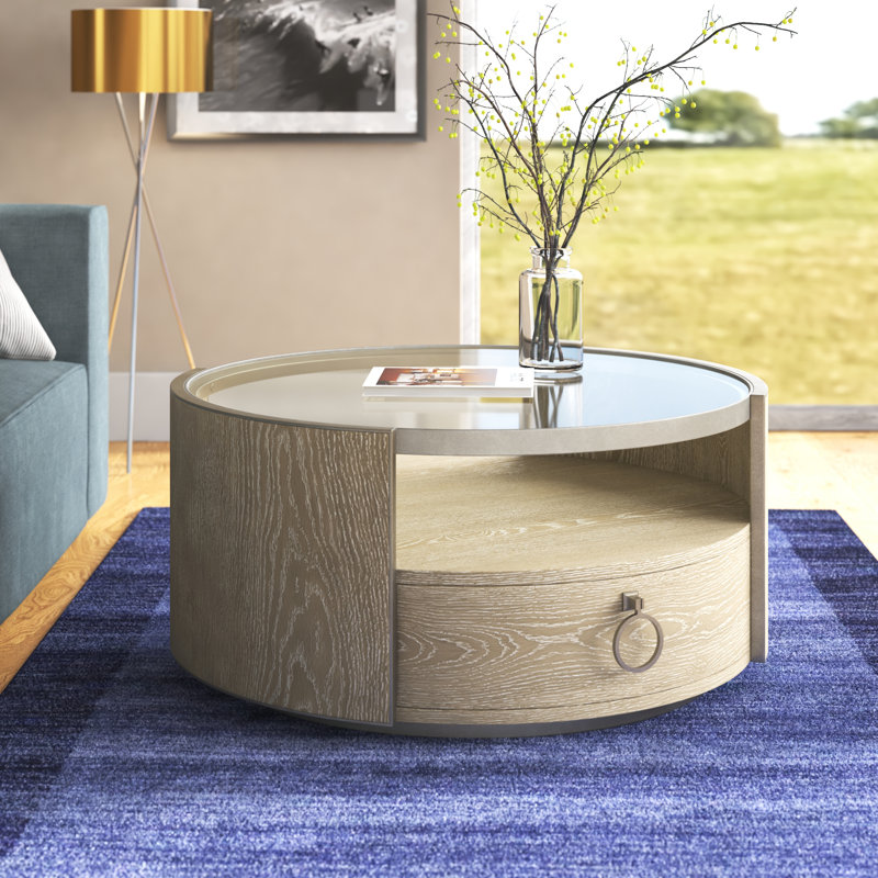 Caherty Glass Top Coffee Table