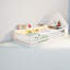 Lits jumeaux en forme de maison avec rangement, en MDF de bois massif, chambre d'enfant moderne-325304056