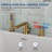 Single Handle Deck Mount Romand Tub Filler Faucet with Hand Shower-122811696