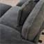 Canapé modulaire à assise profonde avec 2 repose-pieds et coussins moelleux, canapé modulaire pour causeuse pour salon, appartement, bricolage