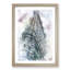 The Flatiron Building in New York in Abstract - Picture Frame Painting Print-55737280-55737286