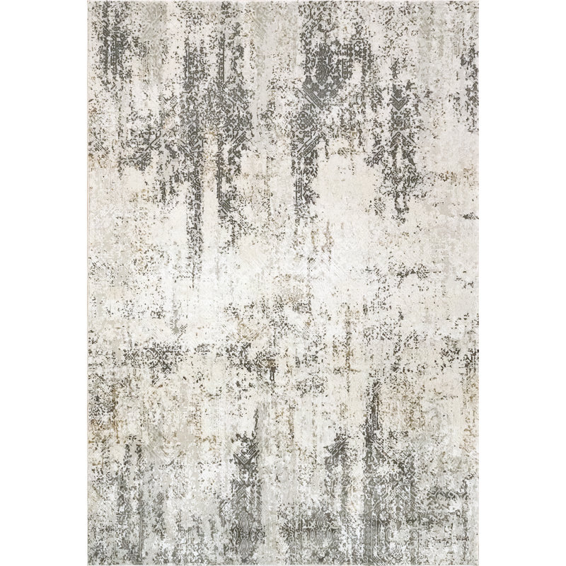 Tapis gris Grisby, Rectangle 2 pi x 3 pi 11 po