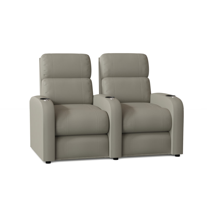 Fauteuil de cinéma (rangée de 2), Gris brume ultra, Manuel
