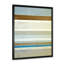 «Teal Meets Beige Abstract Art II», art mural moderne et contemporain sur toile-651600694-651600681