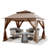 11X11ft Pop Up Instant Gazebo Tent With Mosquito Netting-102842877