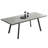 Herkus 62.9 " Extendable Rectangular with Stainless Steel Base Dining Table