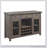 Raphaela Weathered Cherry Finish Server W/Cup Holder & Wine Rack