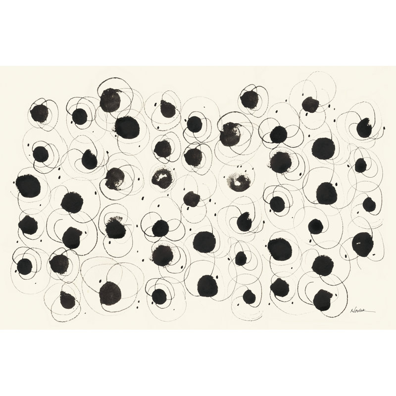 Round Seven Deluxe by Shirley Novak - Wrapped Canvas Print, 81cm H x 122cm W