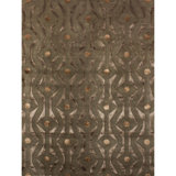 Geometric Area Rug in Brown/Ivory/Gray