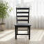 ENSEMBLE DE 2 CHAISE LATÉRALE EN BOIS REMINGTON À FINITION NOIRE, ENSEMBLE DE 2-2076121841