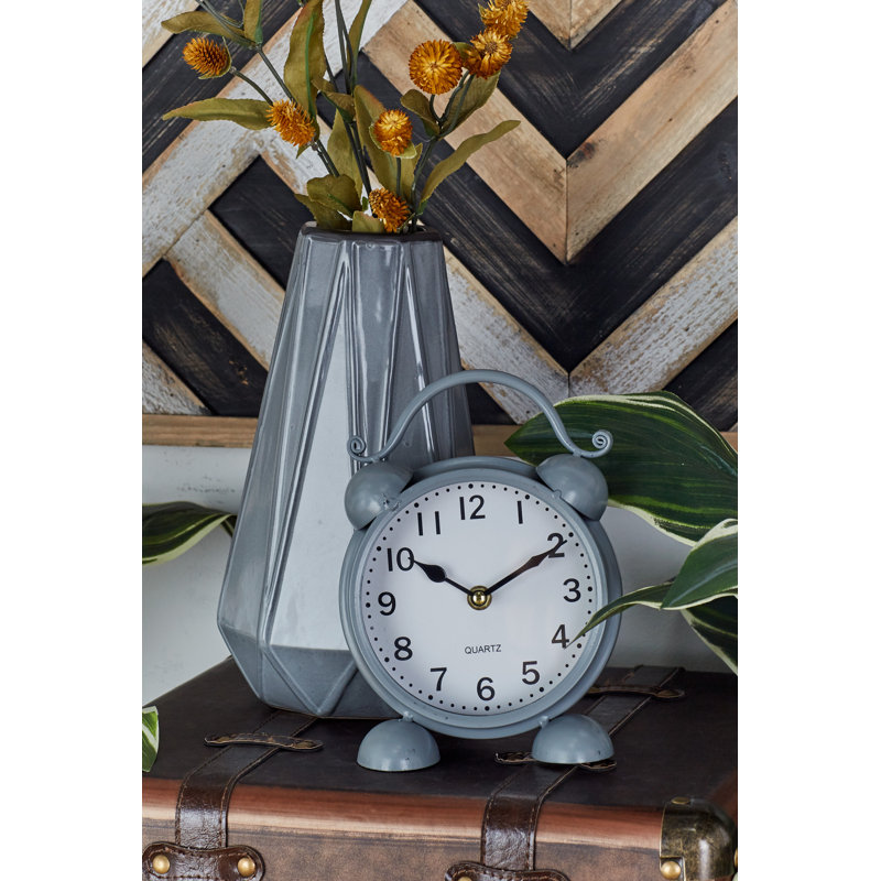 Horloge de table en métal