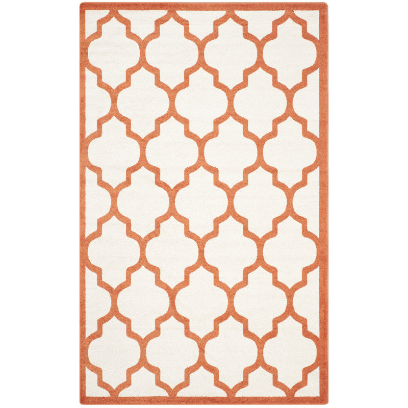 Maribel Geometric Hand Woven Area Rug, Rectangle 91 x 152 cm