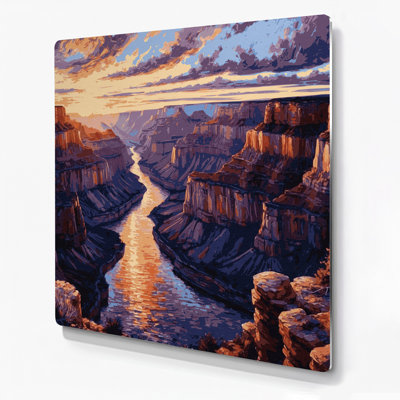 Art mural mauve en villes, Grand Canyon, AZ