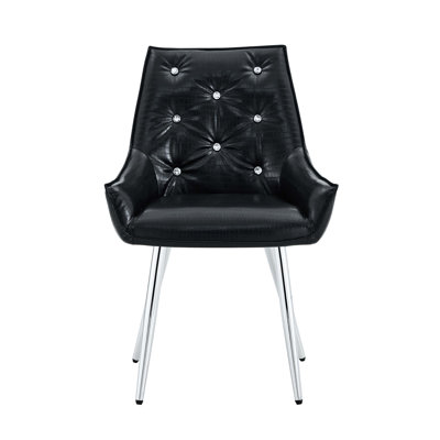 Fauteuil d'appoint de luxe à motif crocodile avec dossier capitonné à losanges et éponge à haute résilience