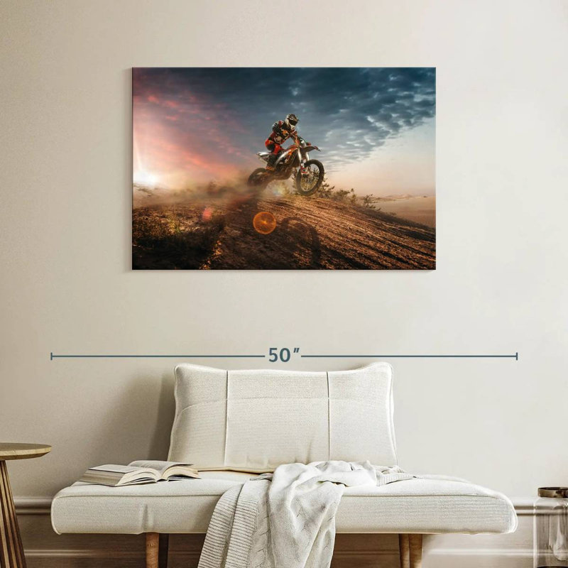 Sireci Dirt Bike Ride, 26" H x 39" W