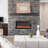 Mamanbai 36'' W Electric Fireplace