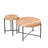 2-Piece Coffee And End Table Set – Waterproof MDF With PVC Cover-1632656094