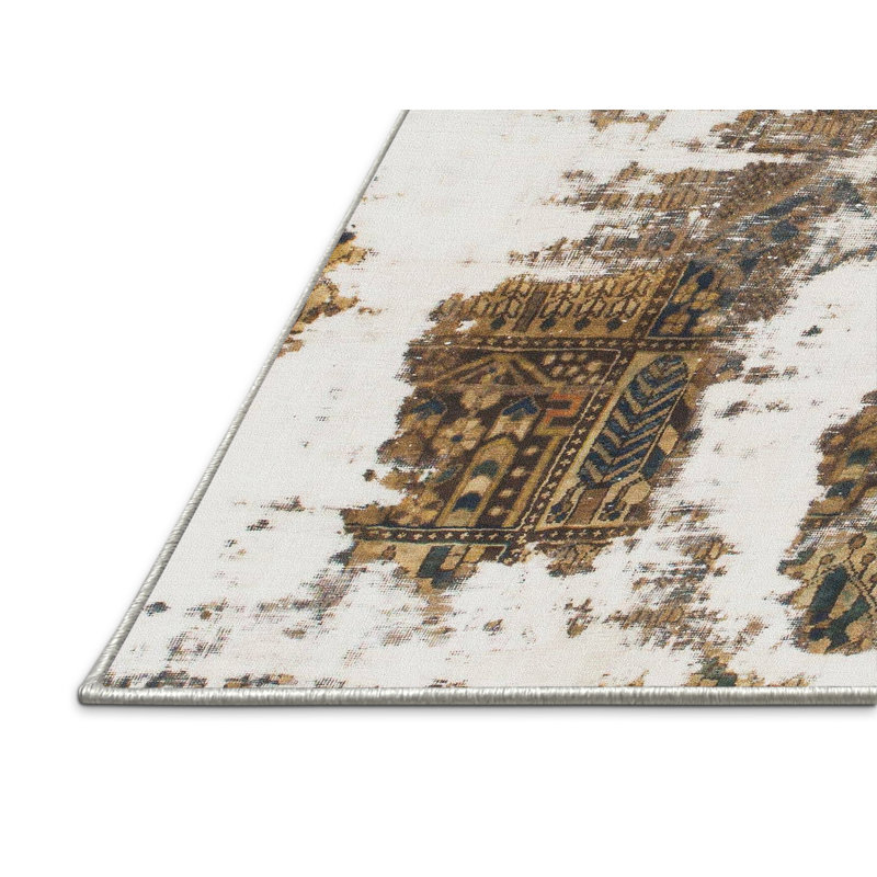 Starkville Abstract Indoor Rug, Rectangle 5' x 7'