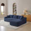 Canapé modulaire modulaire, canapé modulaire Cloud avec assise profonde, canapé modulaire moderne en L avec méridienne, fauteuils rembourrés pour le salon, sans assemblage