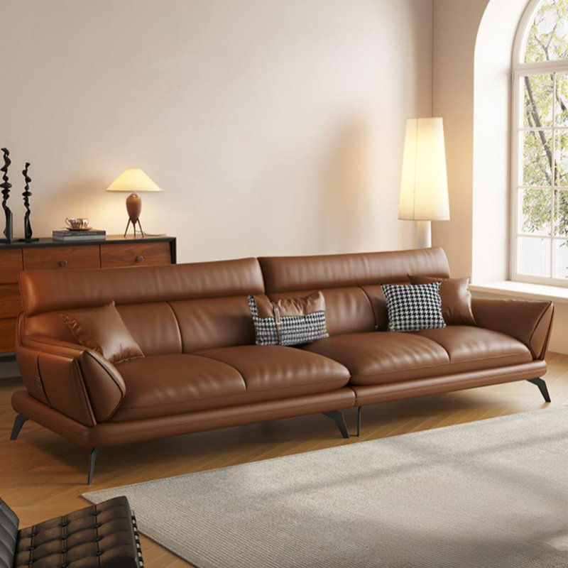 Minimalist Straight High-Leg Sofa