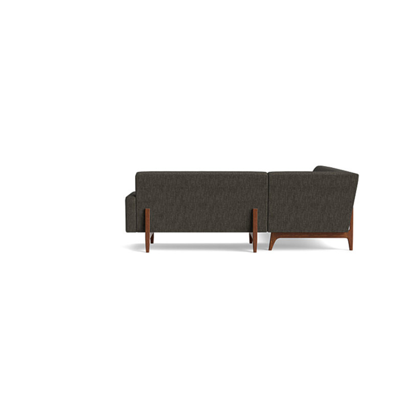 Tyler Sectional, Performance Weave - Onyx, Left Hand Facing