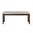 Wooden Frame Chenille Upholstery Dining Bench With 300Lbs Weight Capacity And 100% Polyester Fabric