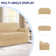 Pizarro Soft Stretch Separate Box Cushion Loveseat Slipcover
