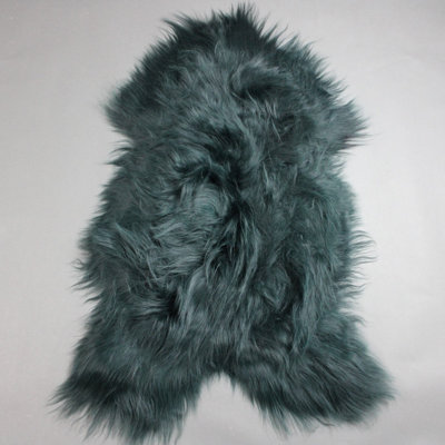 Adlai Solid Colour Sheepskin 65cm X 95cm Area Rug