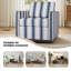 Fauteuil rembourré pivotant-400784192