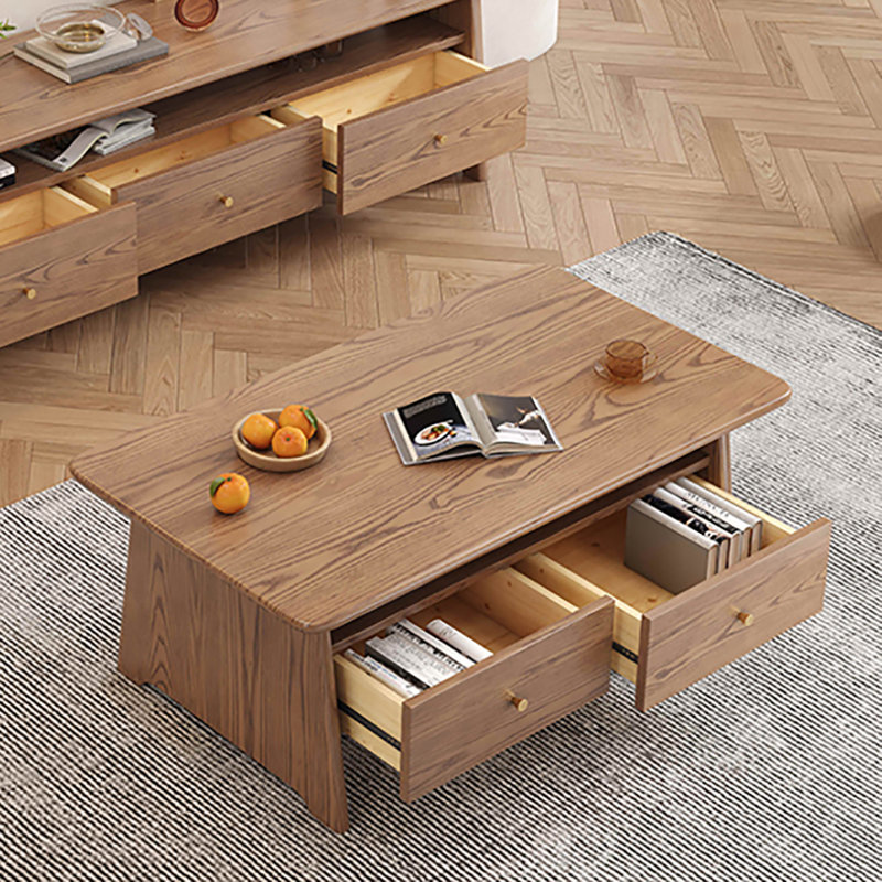 Ash wood end table