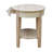 Solid Wood End Table with Storage