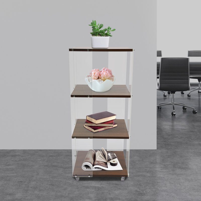 Petite bibliothèque d'angle 360 °