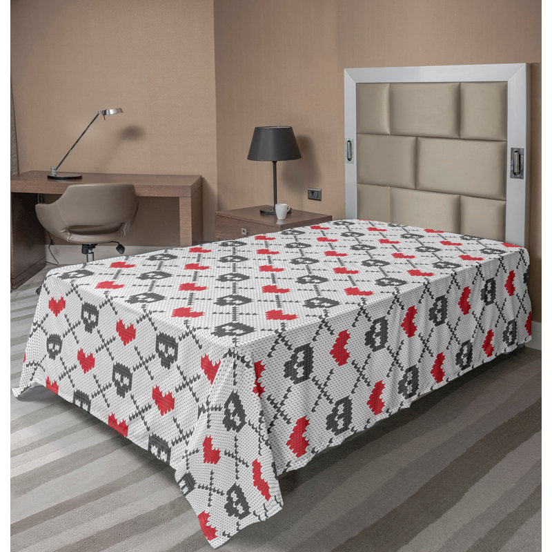 Drap-housse à motif géométrique Ambesonne, Simple extra long