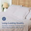 Drap plat doux - Drap de dessus rafraîchissant, respirant et infroissable-106537310-106537330