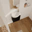 Meuble-lavabo à fermeture en douceur avec lavabo-518753469