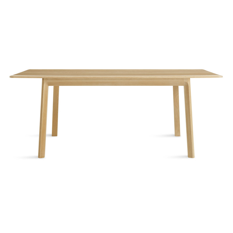 Keeps Solid Wood Dining Table, White Oak, 38" W x 77" L
