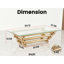 Table basse rectangulaire moderne, 55 po, plateau de table en verre trempé transparent, base en acier inoxydable doré, trait industriel et salon gracieux de 55 po avec verre, finition, style élégant