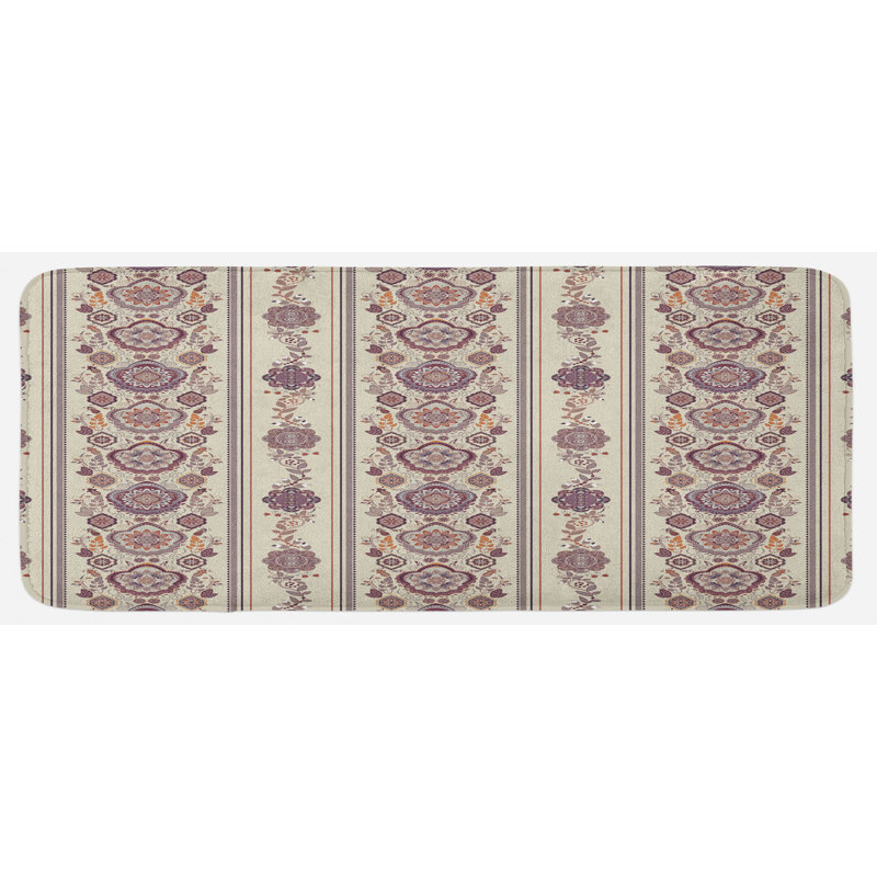 Tapis de cuisine Moyen-Orient avec repose-pieds