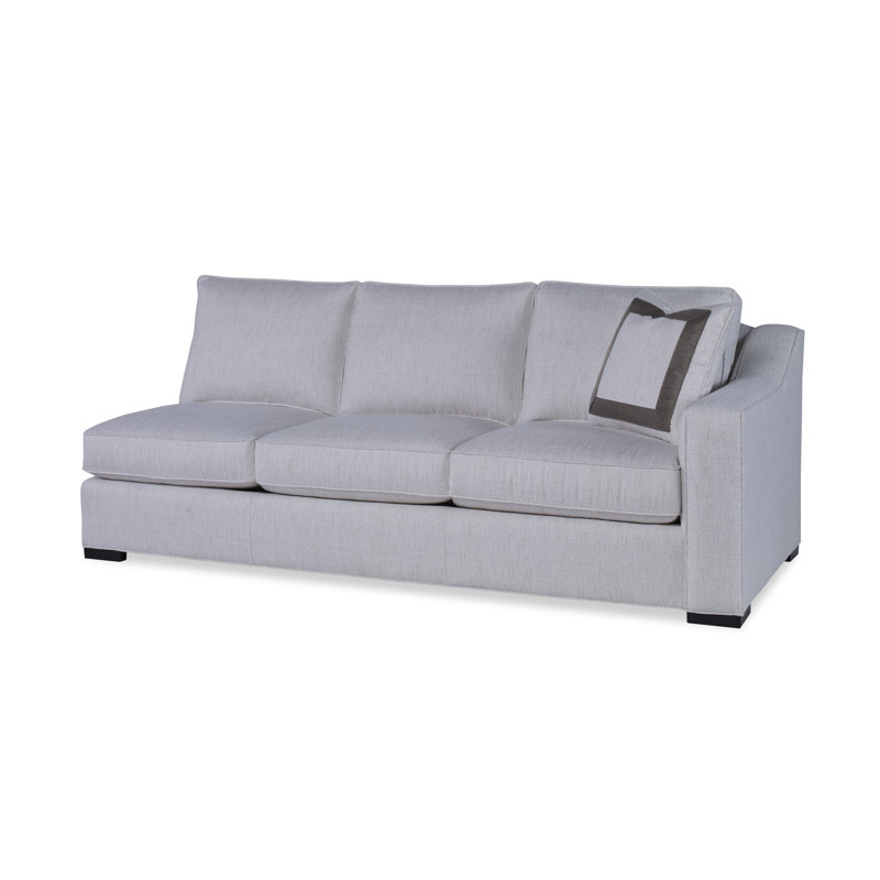 Armanti 120.25'' Wide Left Hand Facing Sofa and Chaise, City Dark, Vanilla Polyester 71608L13