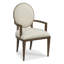 Ovale Upholstered Arm Chair-648334979