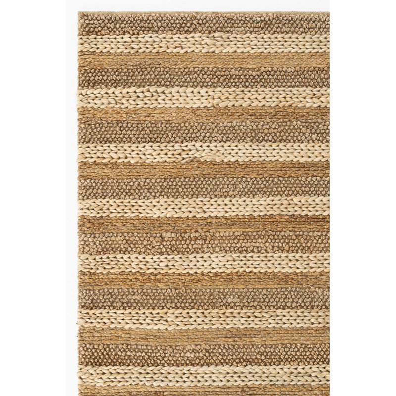 Carli Geometric Hand Woven Indoor / Outdoor Area Rug, Rectangle 2'7" x 4'11"